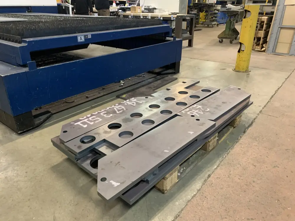 Découpe laser acier et acier Corten à Thones